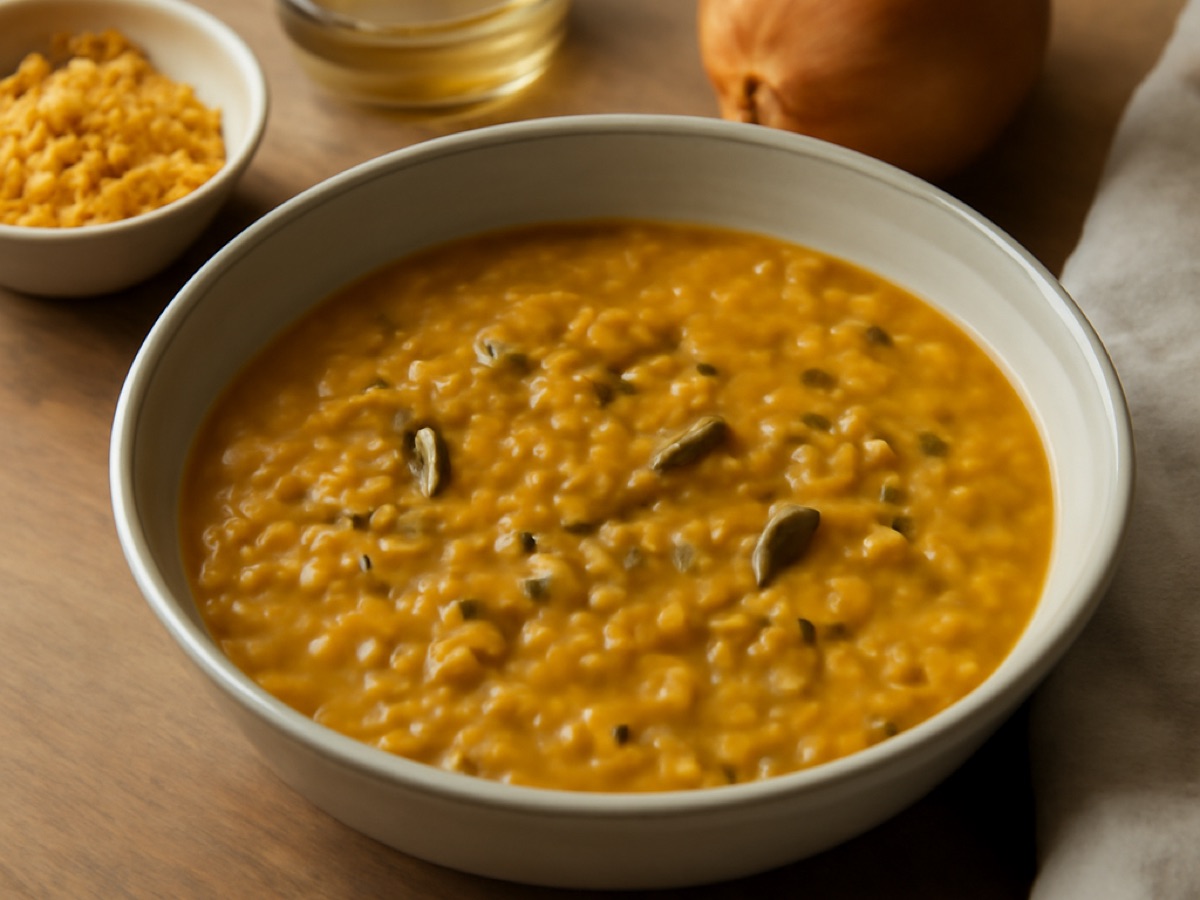 Linsen-Dal mit Kokosmilch und Gewürzen