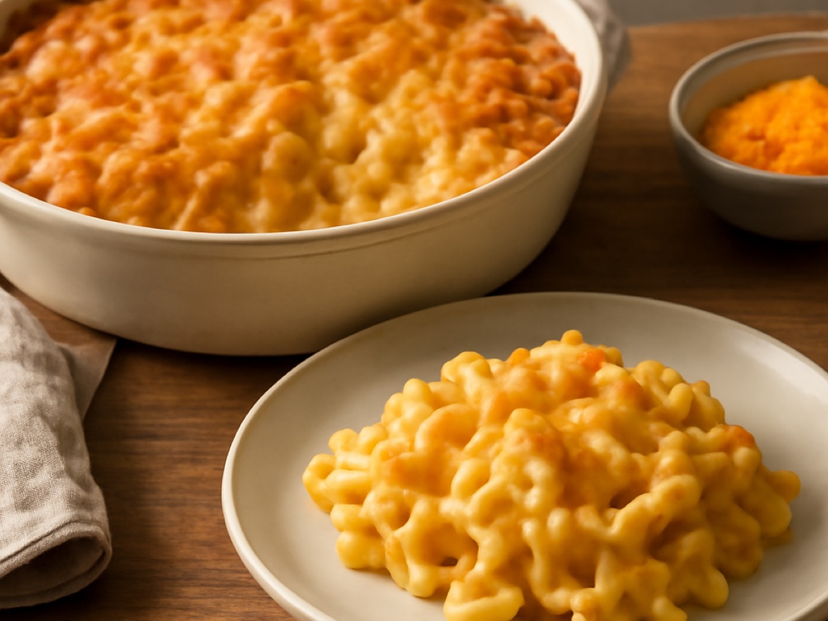Mac and Cheese aus dem Ofen