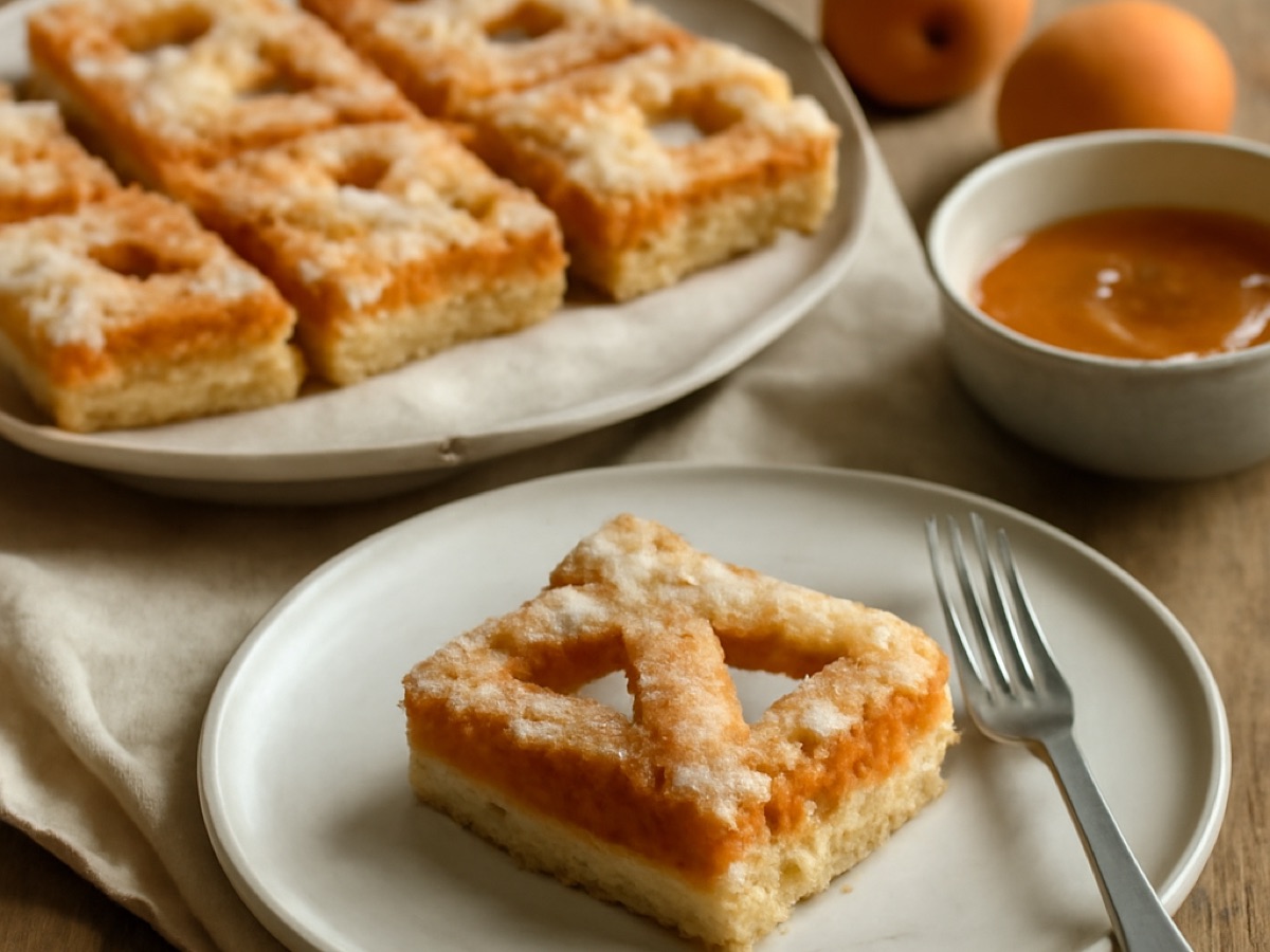 Marillenflecken - Österreichische Aprikosen-Mürbeteigkuchen