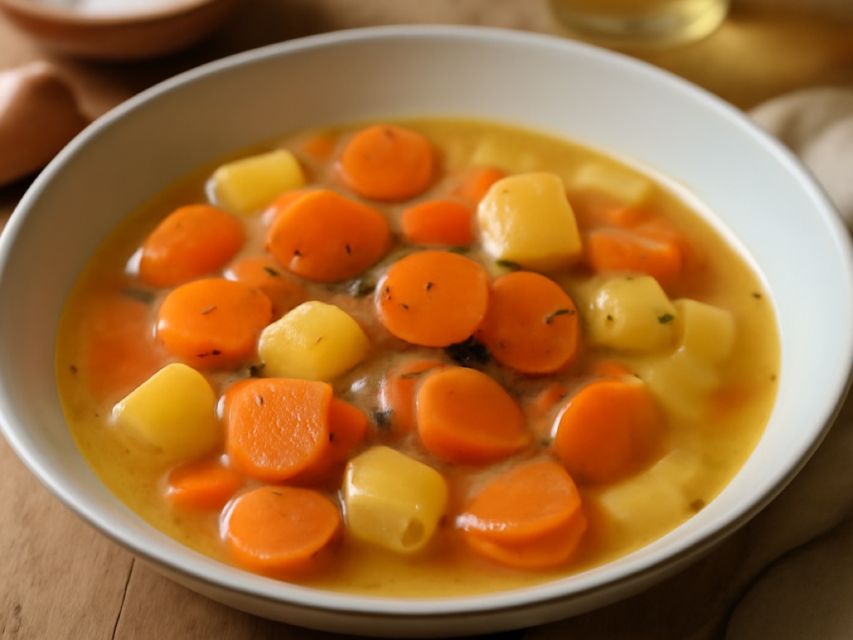 Möhreneintopf mit Kartoffeln