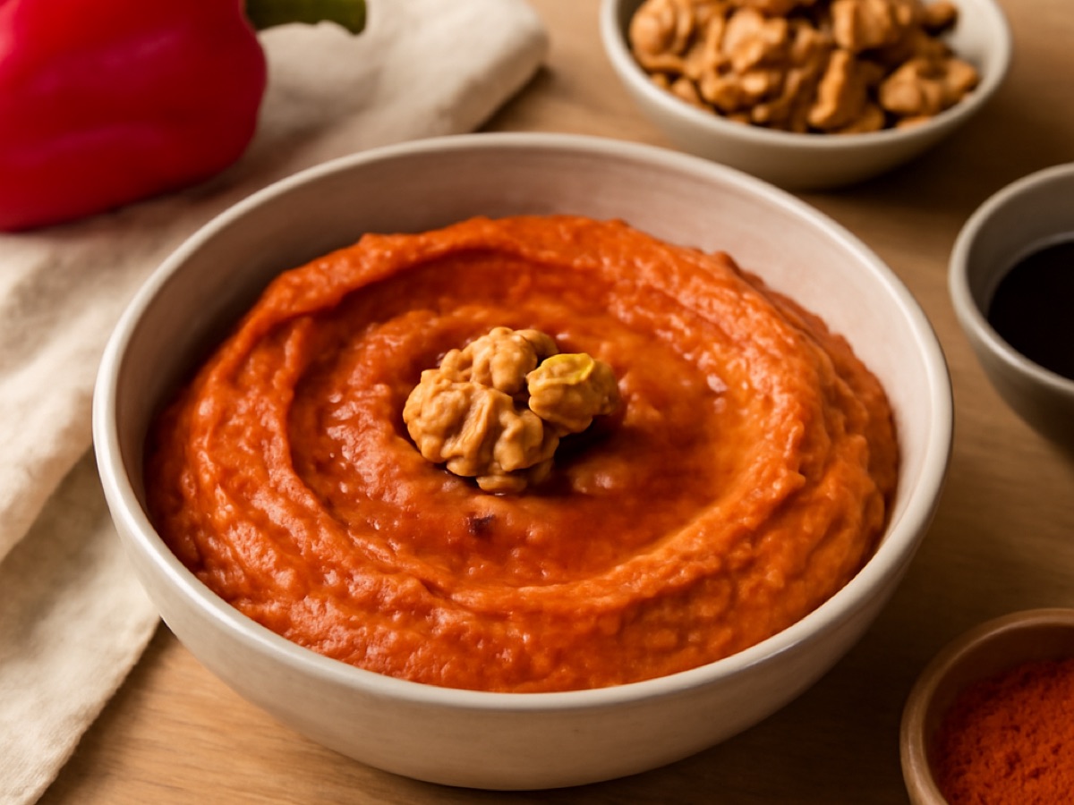 Muhammara – Würziger Paprika-Walnuss-Aufstrich