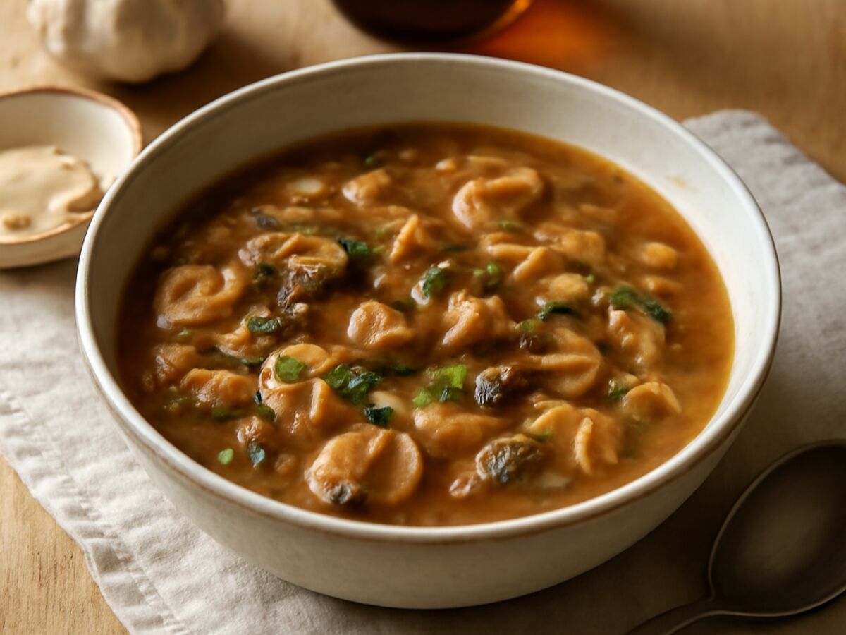 Mushroom and Ale Soup – Englische Pilz-Biersuppe
