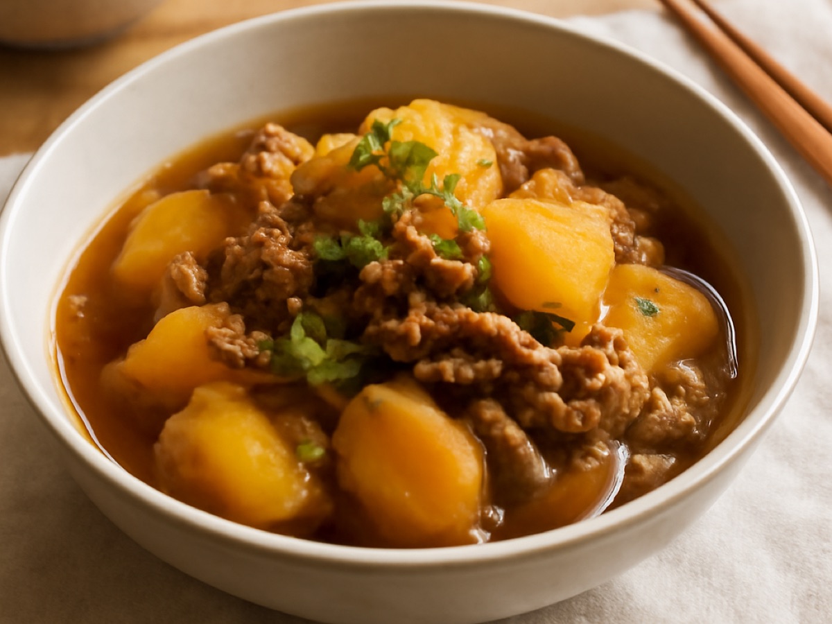 Niku Jaga – Japanischer Eintopf mit Rind und Kartoffeln