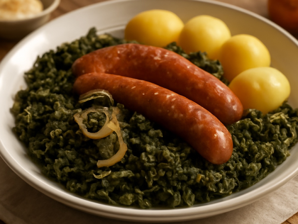 Norddeutscher Grünkohl mit Pinkel