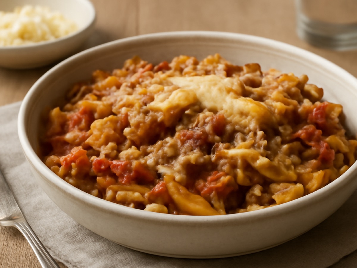 Nudelauflauf mit Hackfleisch