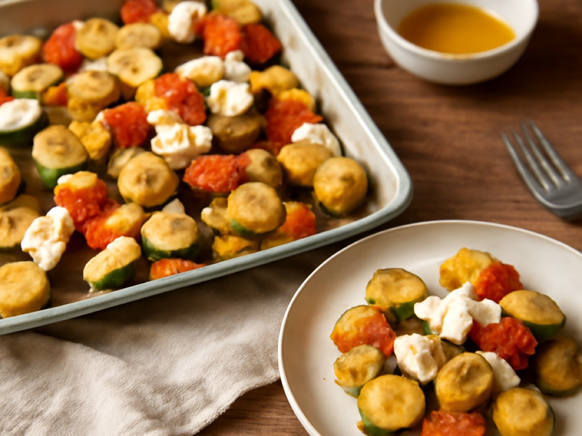 Ofengemüse mit Feta vom Blech