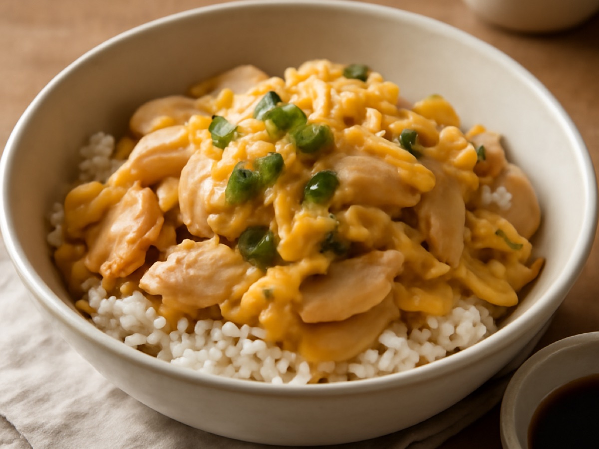 Oyako Donburi – Hähnchen-Ei-Schüssel