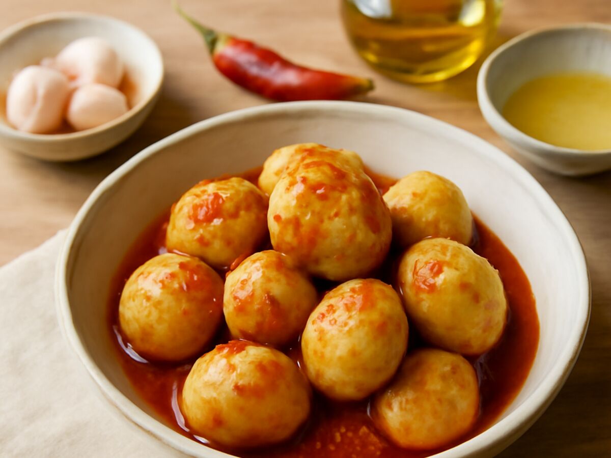Papas al Mojo – Kanarische Kartoffeln mit Knoblauch-Chili-Soße aus dem Mixtopf