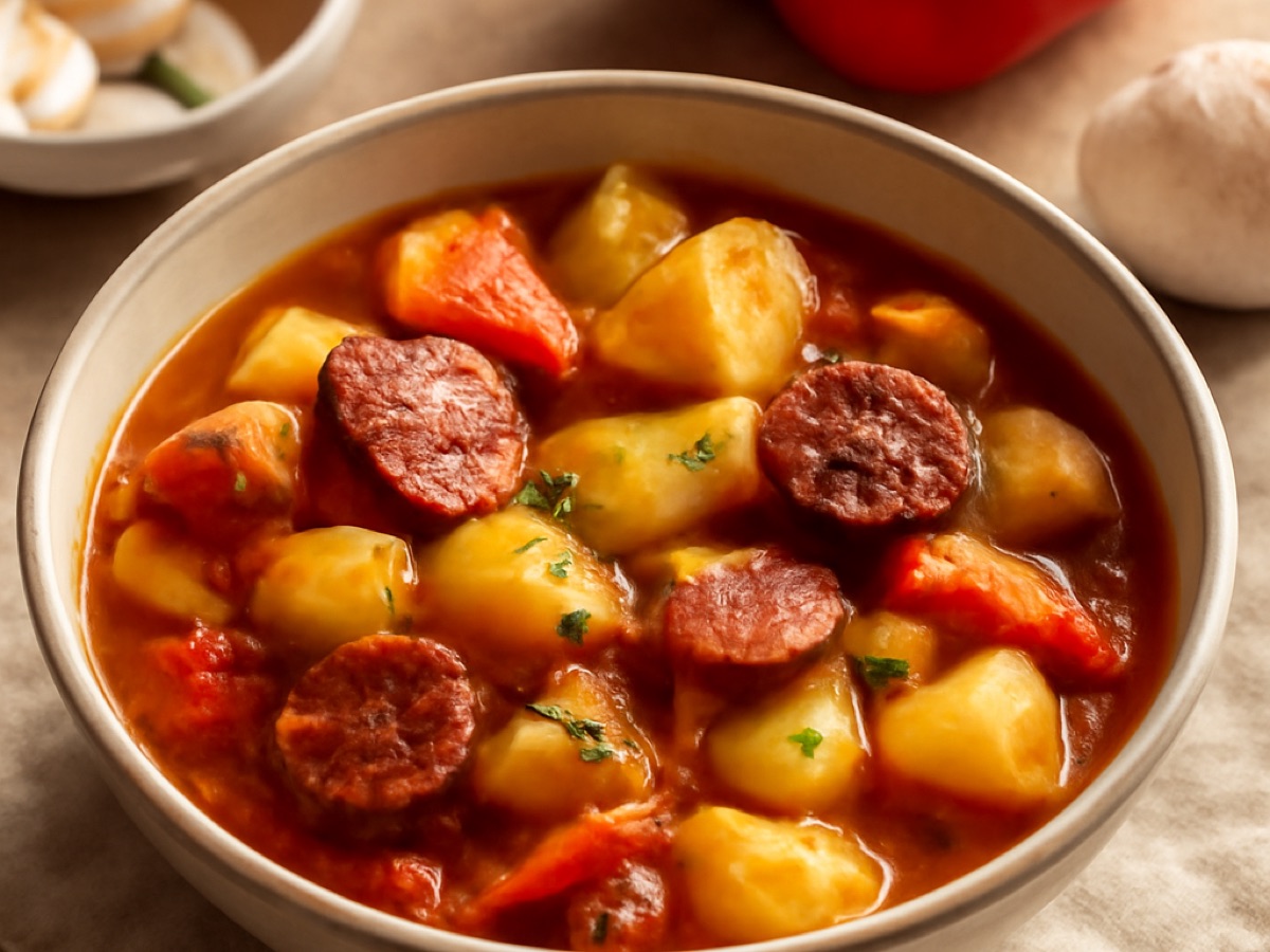 Patatas a la Riojana – Kartoffeleintopf mit Chorizo