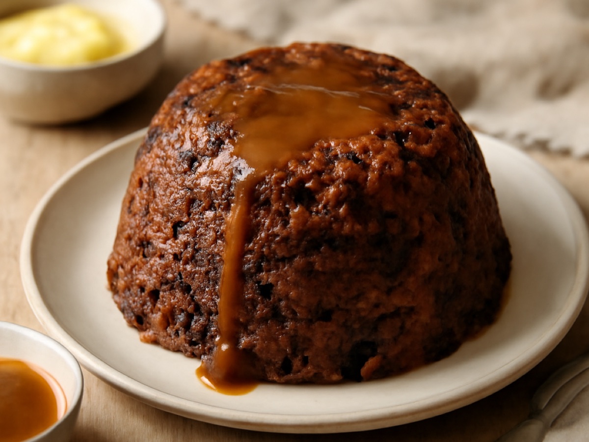 Plum Pudding – Traditioneller Englischer Weihnachtsdessert
