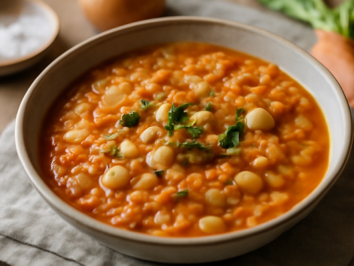 Provenzalische Linsen-Bohnensuppe