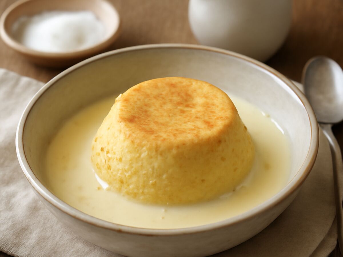 Rheinischer Eierpudding mit Vanillesoße aus dem Mixtopf