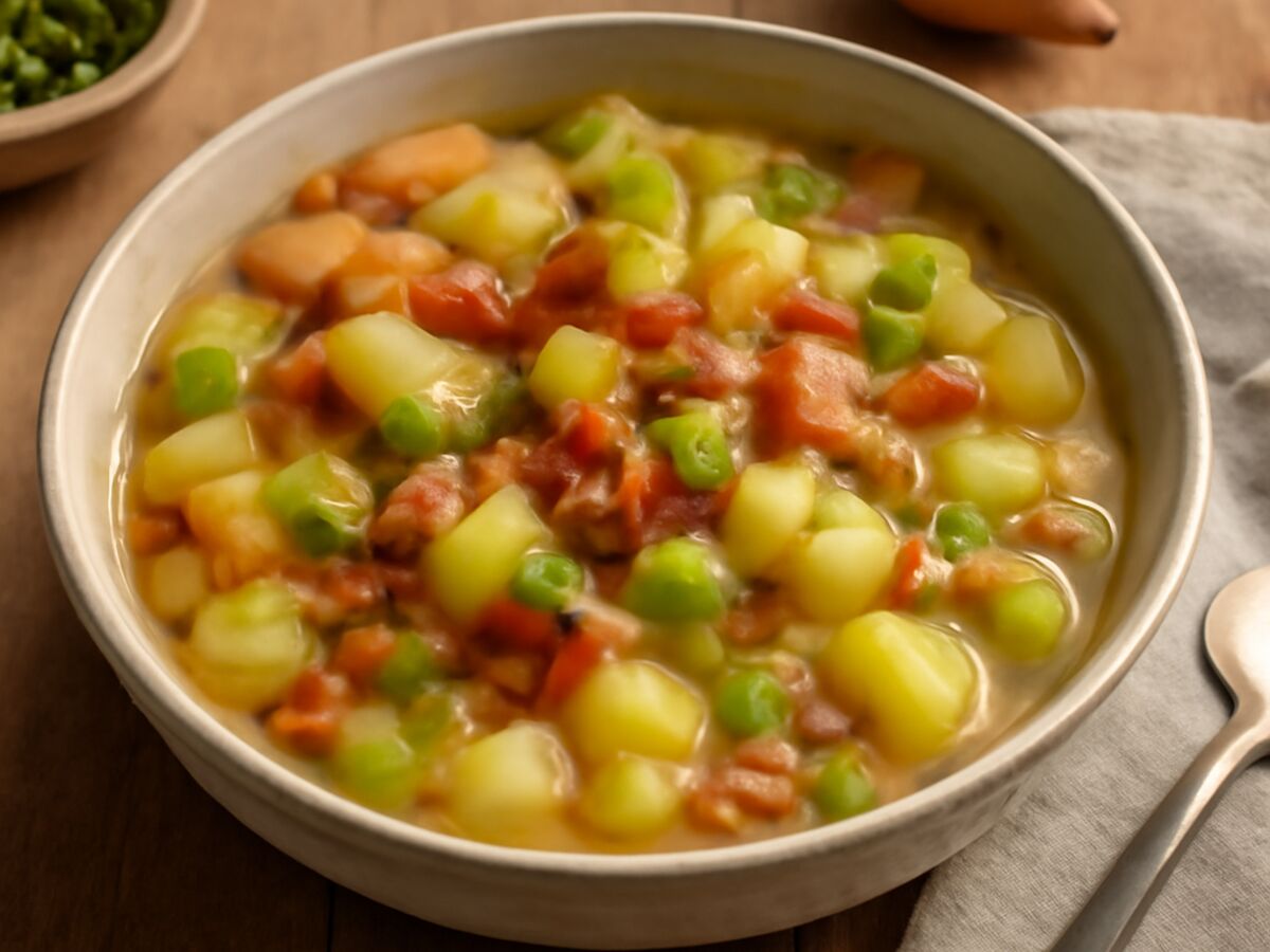 Rheinischer Speck-Kartoffel-Eintopf mit Lauch