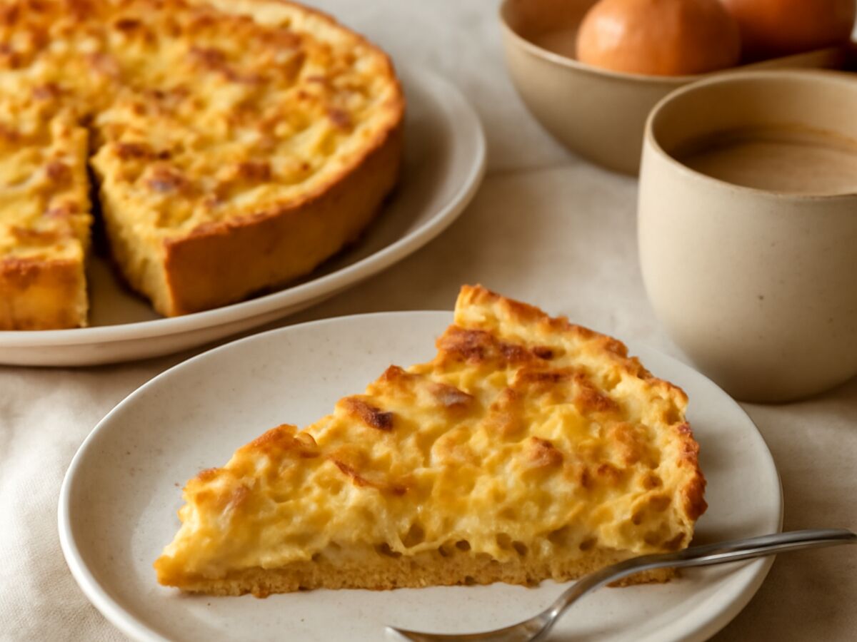 Rheinischer Zwiebelkuchen als Frühstücksvariante