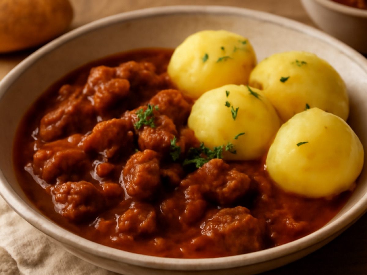 Rindsgulasch mit Erdäpfel