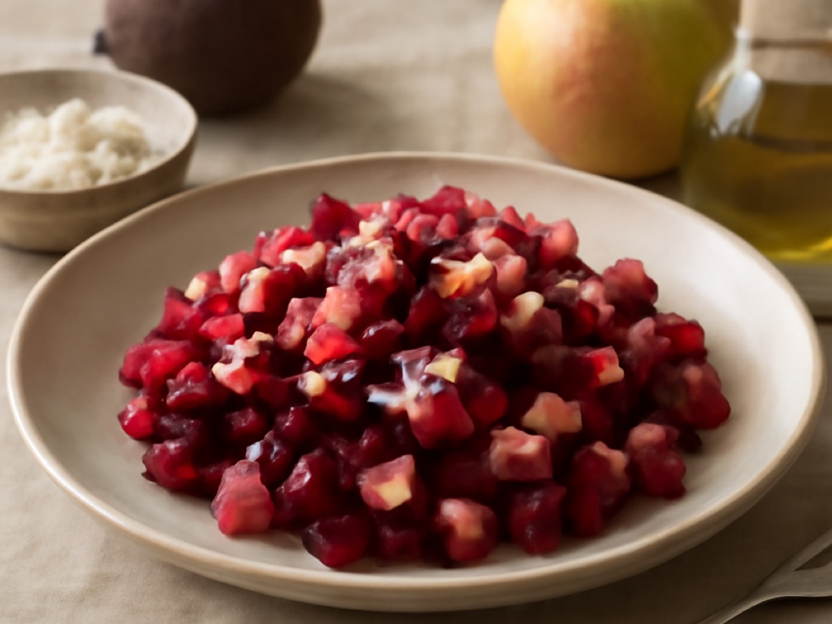 Rote-Bete-Salat mit Apfel und Meerrettich