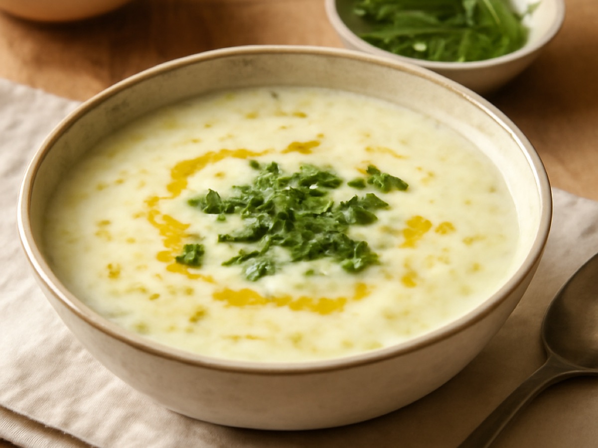 Saklıkent Çorbası – Türkische Joghurtsuppe mit Minze