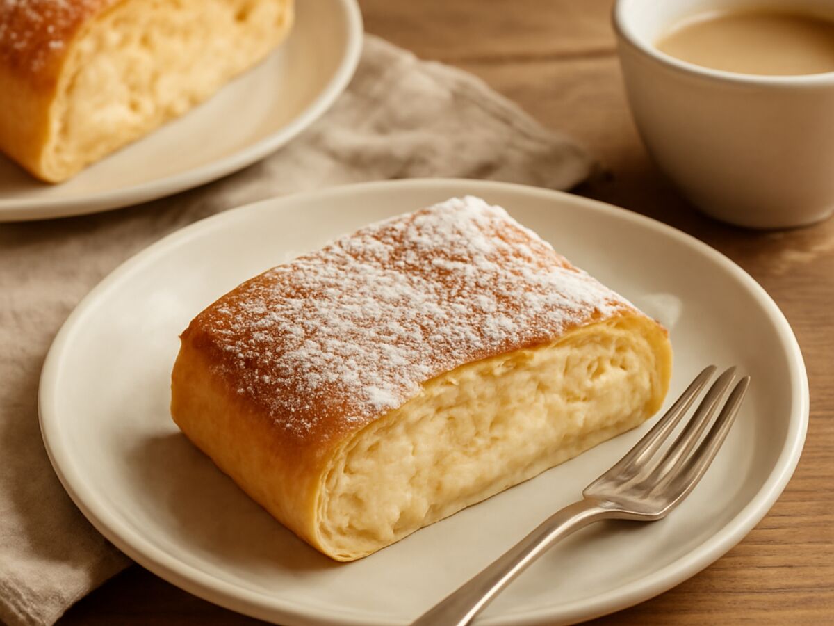 Schlesischer Topfenstrudel zum Frühstück