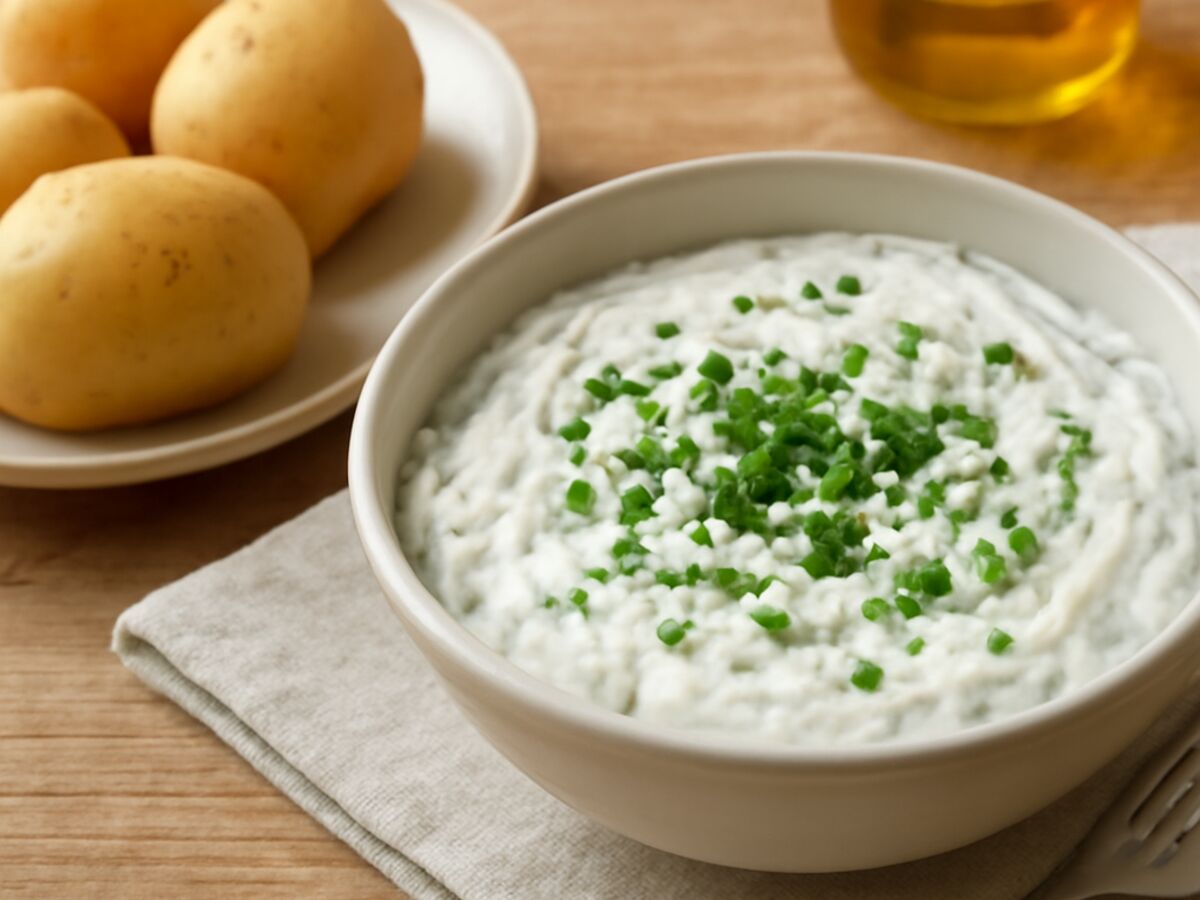 Schwäbischer Kräuterquark mit Pellkartoffeln