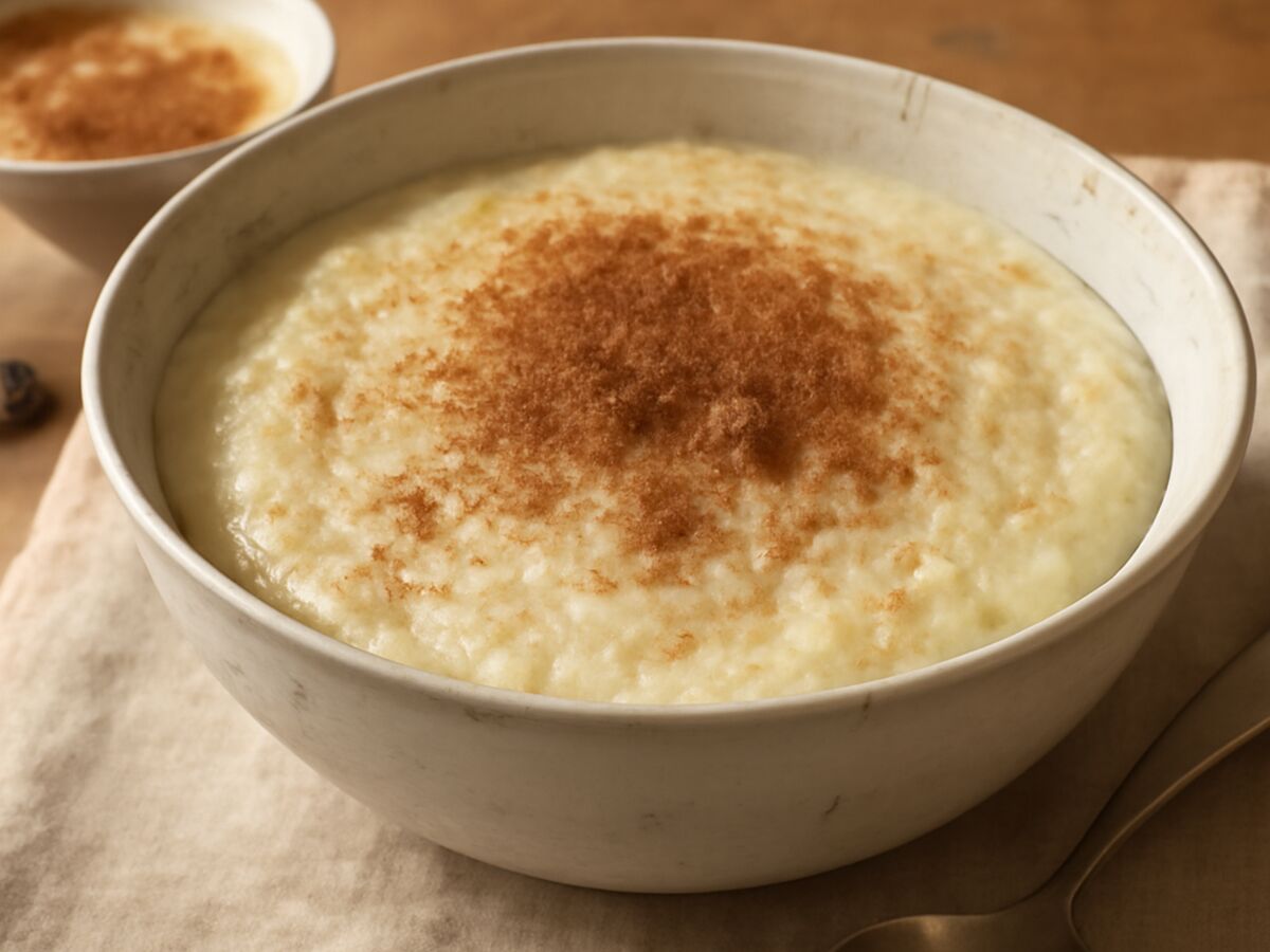 Schwäbischer Milchbrei mit Zimt und Zucker