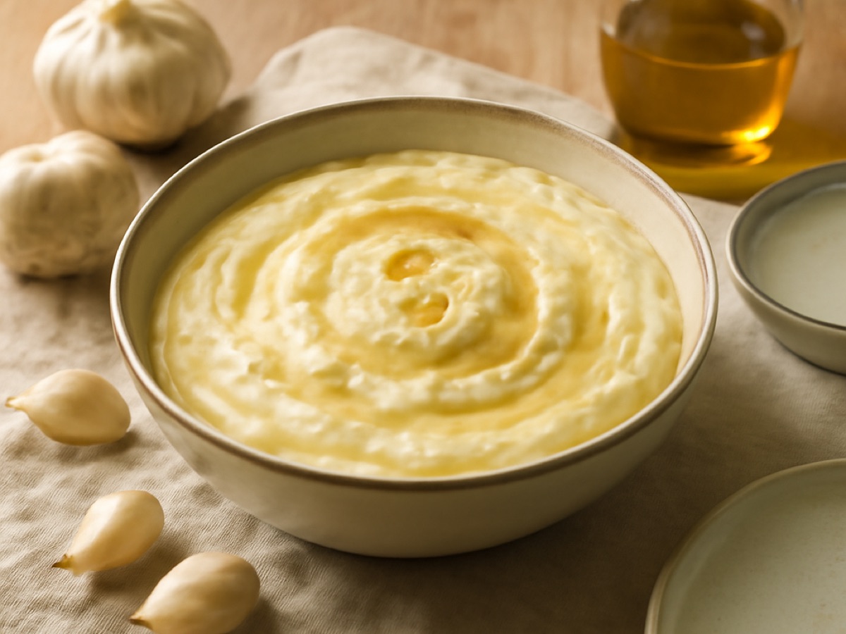 Skordalia – griechischer Kartoffel-Knoblauch-Aufstrich