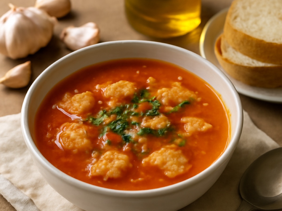 Sopa de Ajo – Spanische Knoblauchsuppe