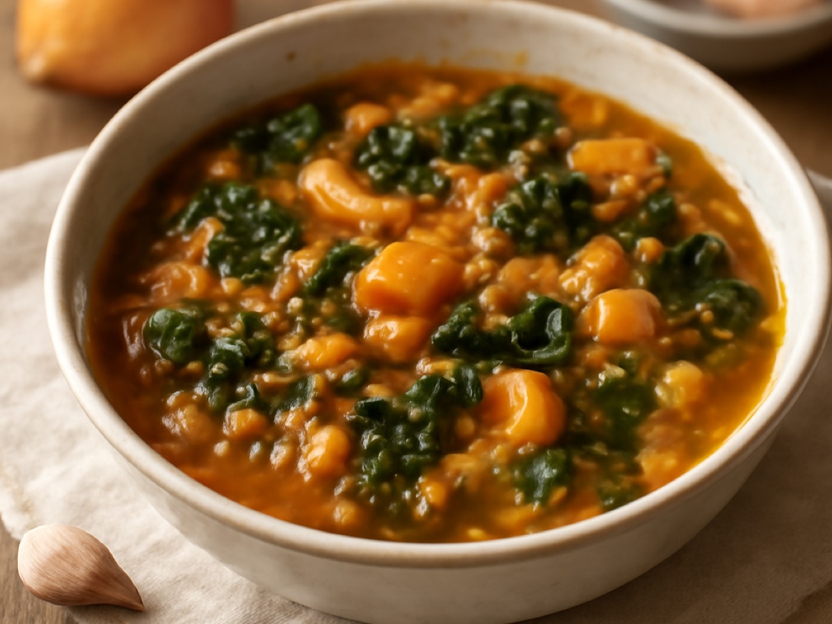 Sopa de Lentilhas com Couve