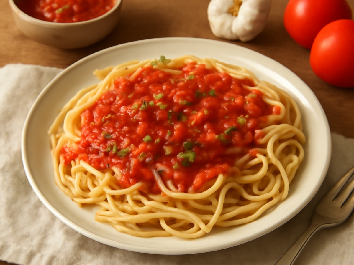 Spaghetti Napoli, richtig gemacht