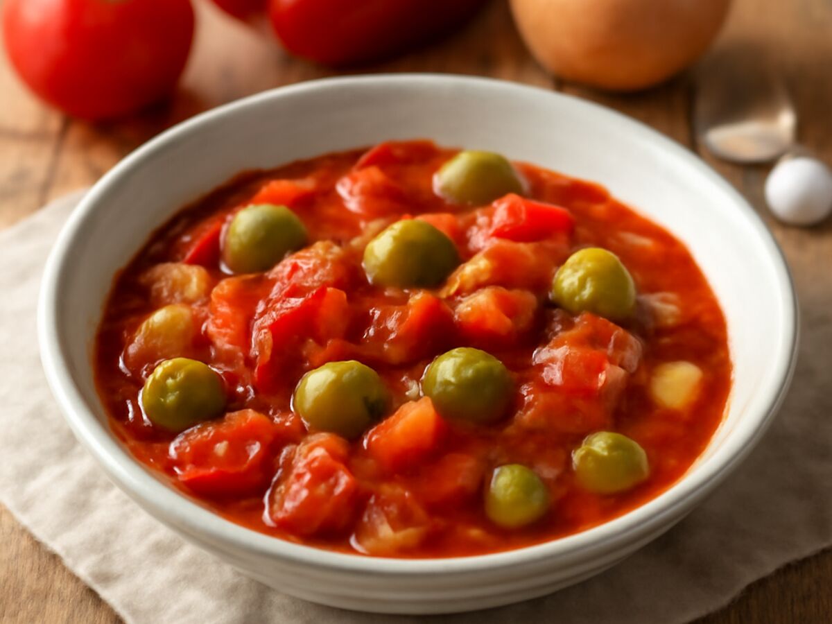 Spanische Tomaten-Oliven-Paprika-Sauce