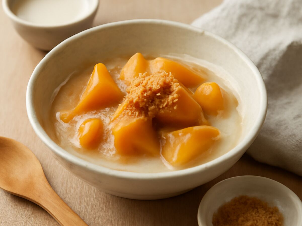 Süßes Thai-Kokos-Kürbis-Dessert (Sankaya)