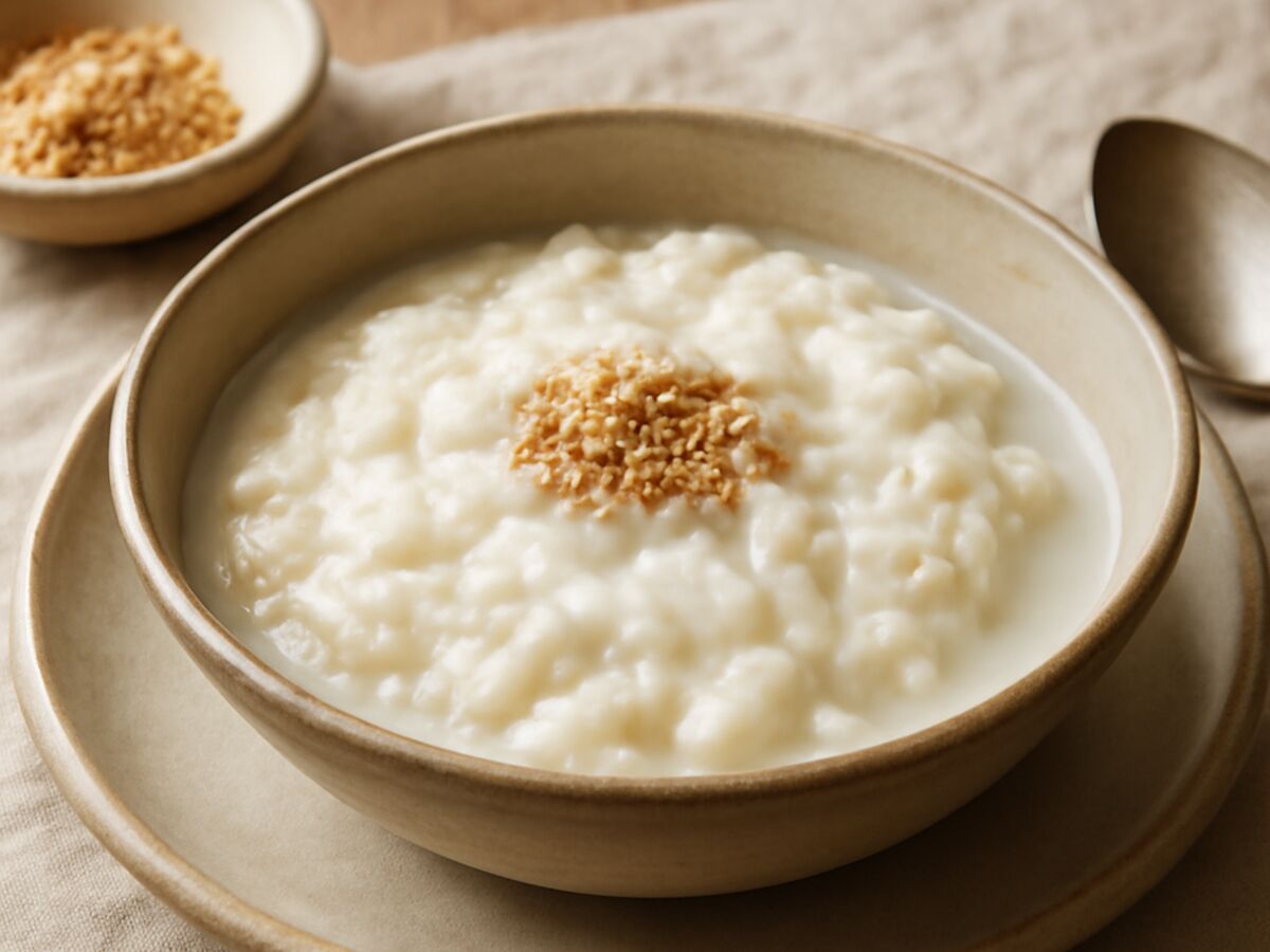 Süßes Thai-Kokosreis-Pudding