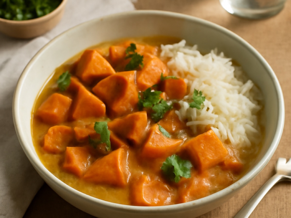 Süßkartoffel-Kokos-Curry