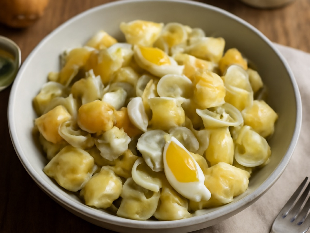 Szałot – Polnischer Kartoffelsalat mit Ei und Gurke