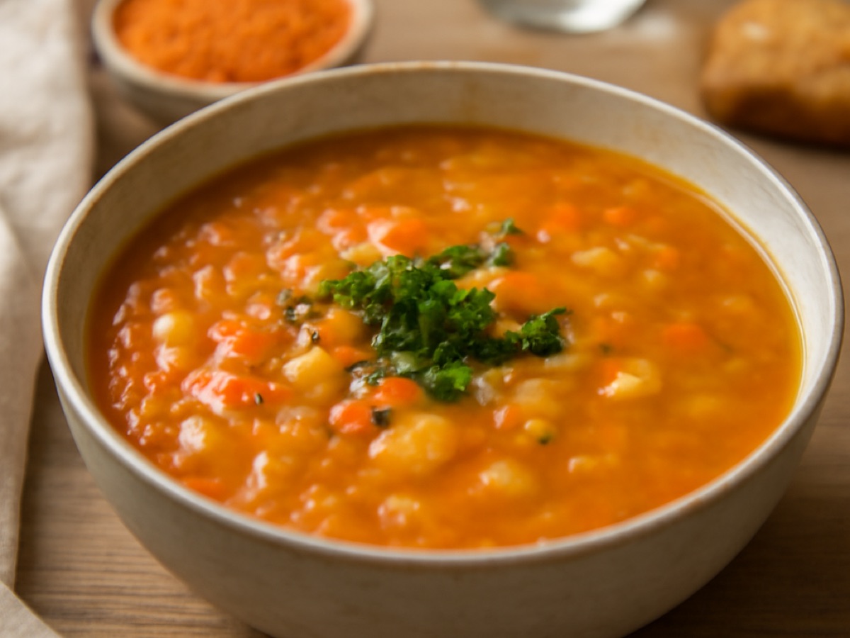 Türkische Linsensuppe (Mercimek)