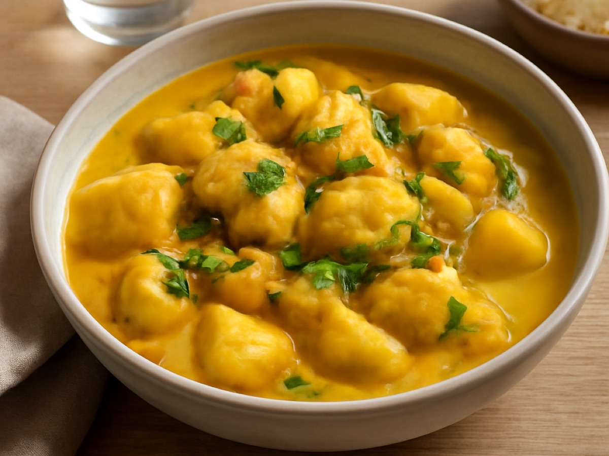 Vietnamesisches Hühnchen-Curry mit Kokosmilch und Kartoffeln