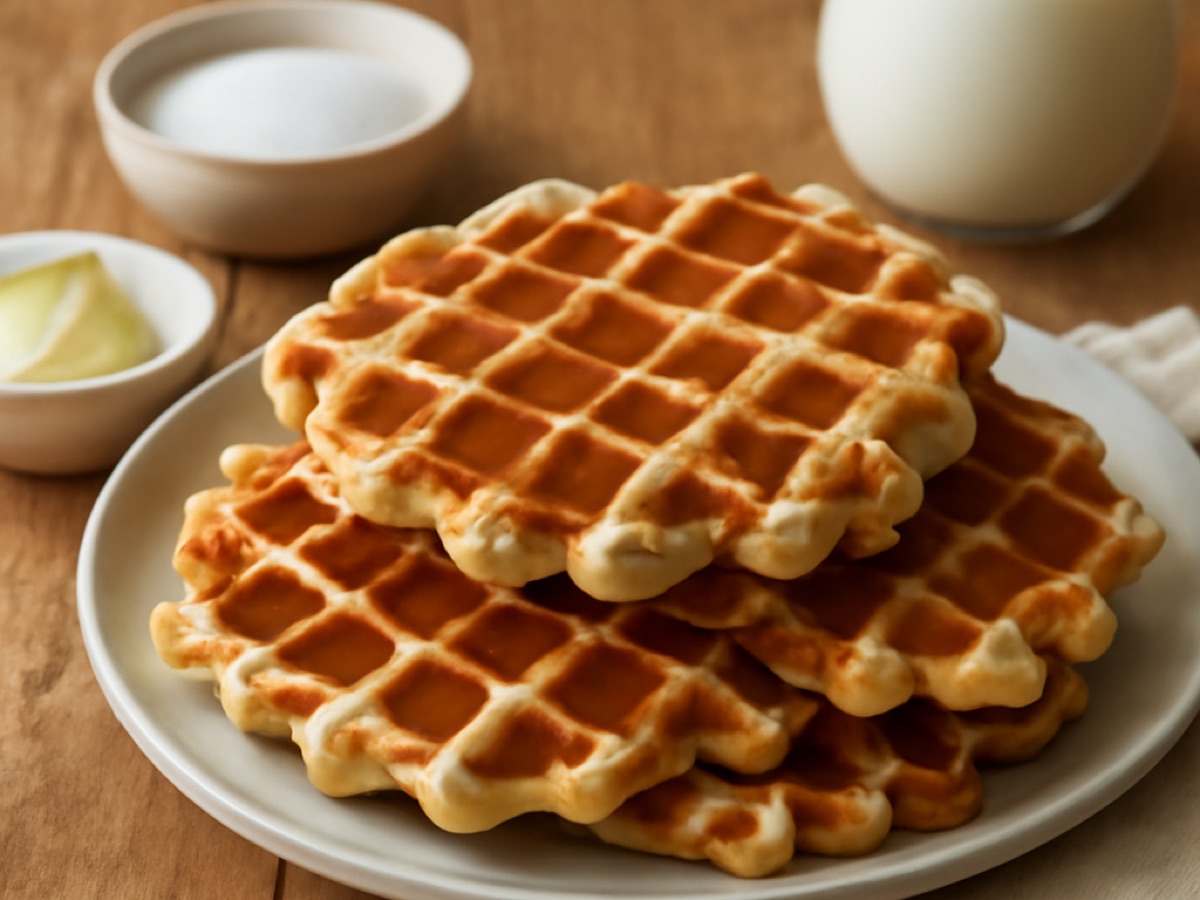Waffeln aus dem Grundteig