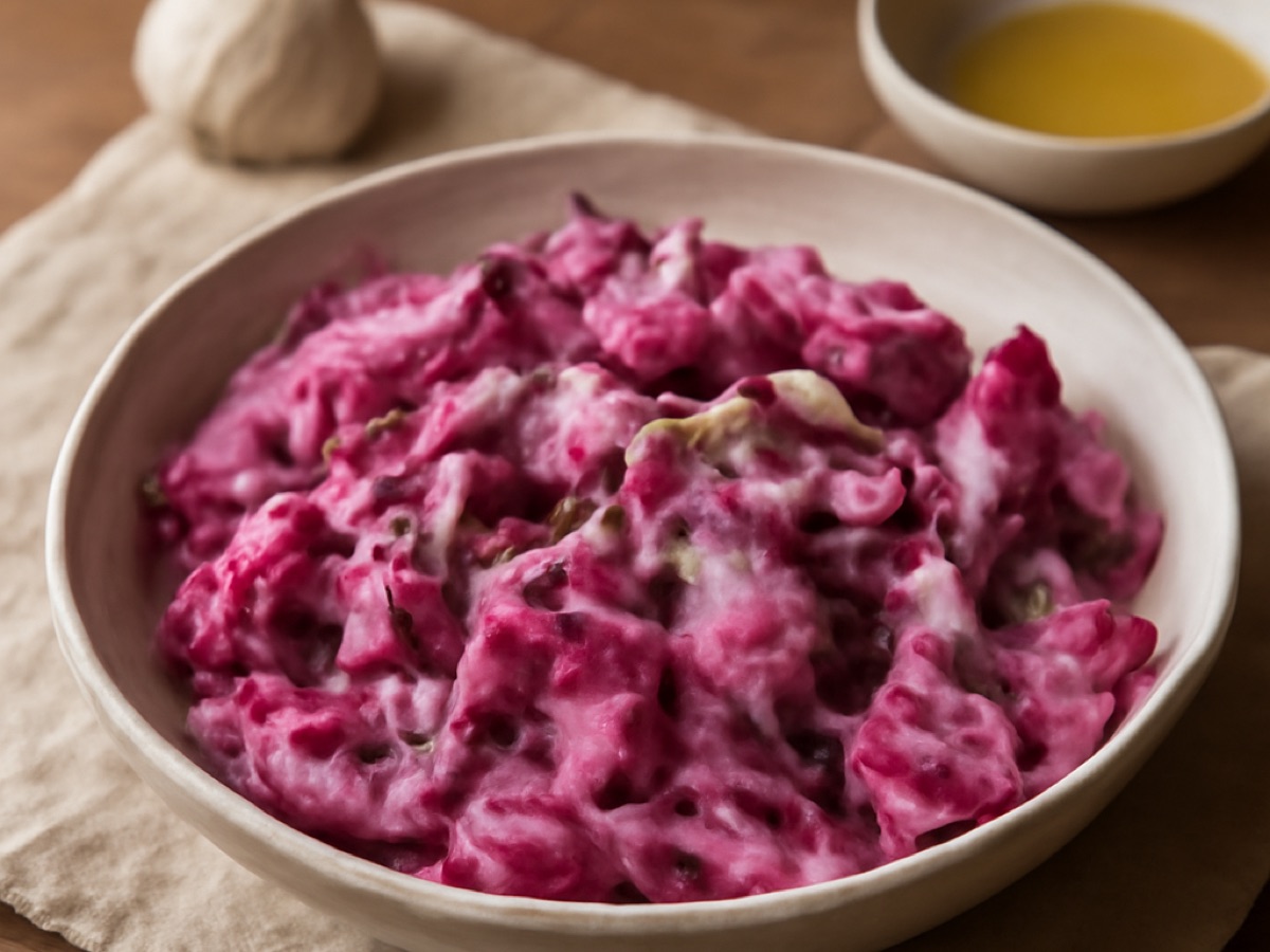 Yoğurtlu Kırmızı Pancar Salatası – Rote-Bete-Joghurtsalat
