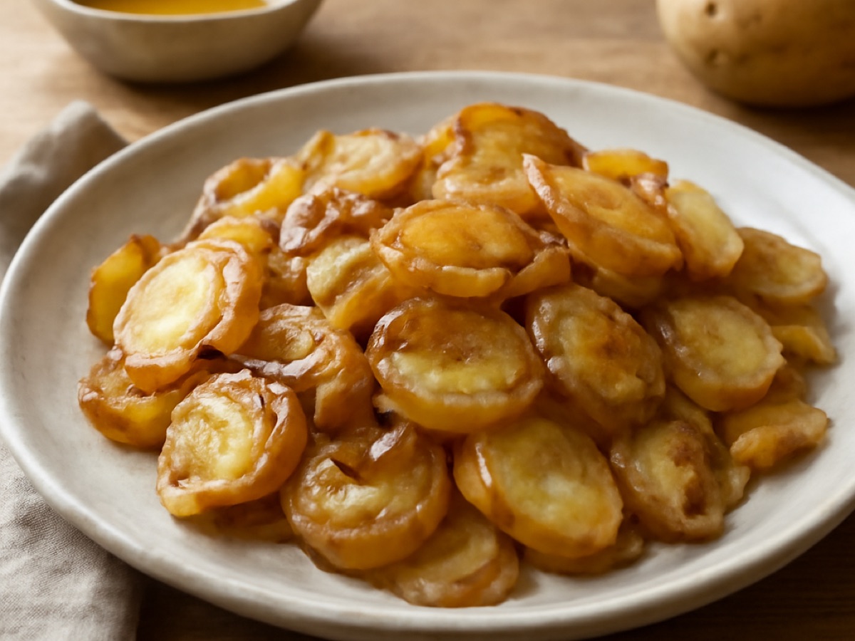 Ziemniaki po polsku – Polnische Bratkartoffeln mit Zwiebeln
