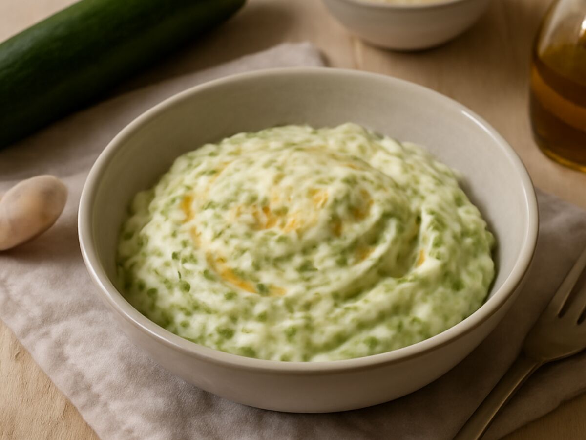 Zucchini-Käse-Aufstrich aus dem Mixtopf