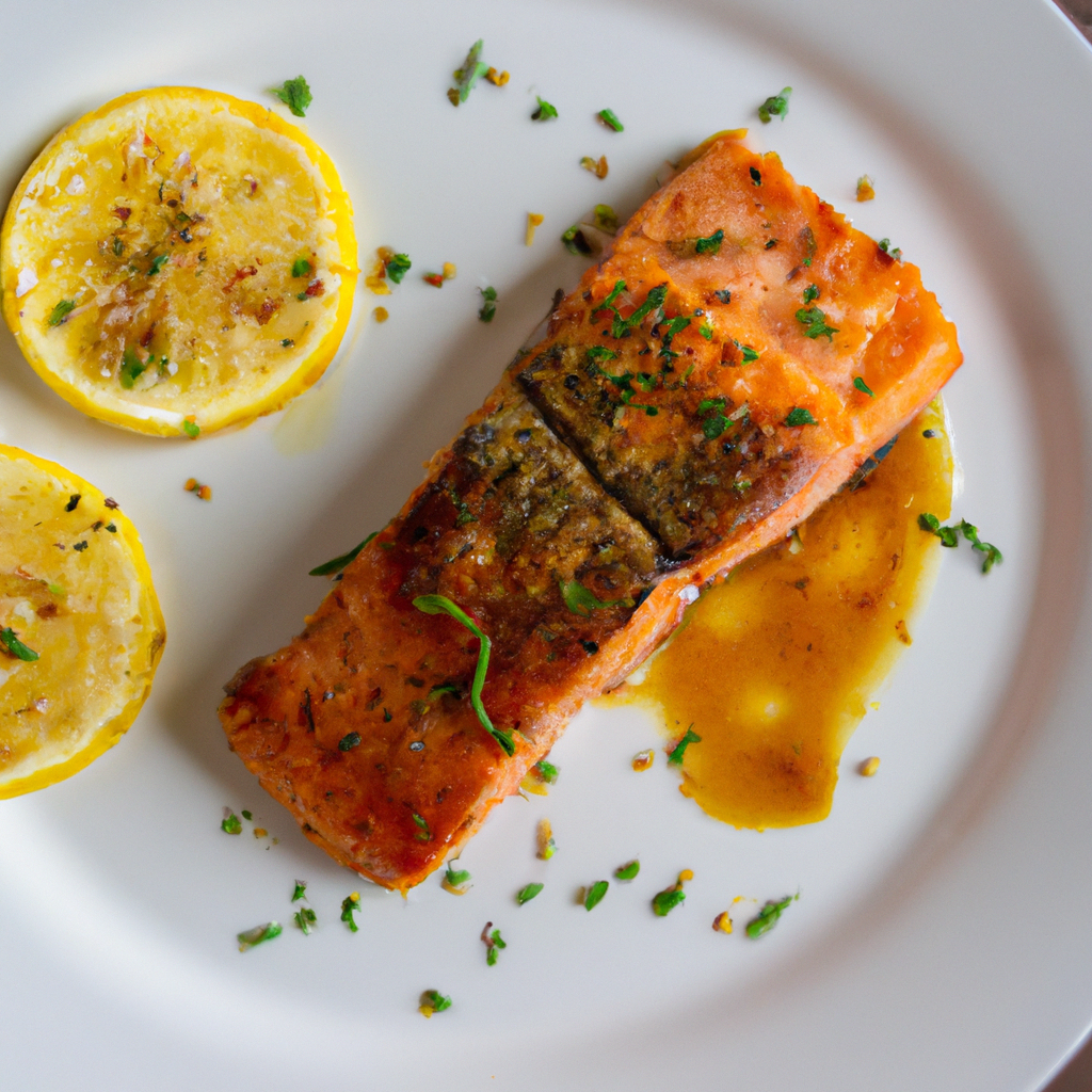 Gebratener Lachs mit Zitronen-Kräuterkruste - Fetti.de