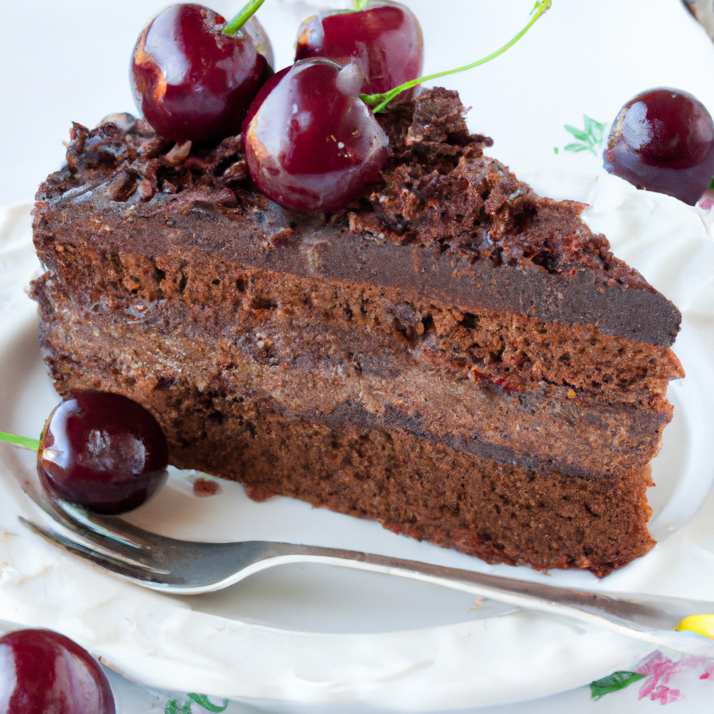 Schokoladenkuchen mit Kirschen - Fetti.de