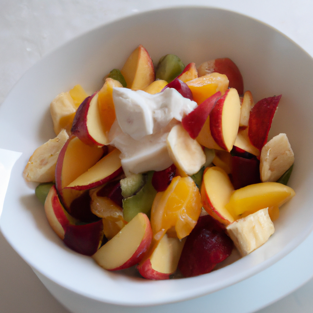 Frischer Obstsalat mit Joghurt - Fetti.de