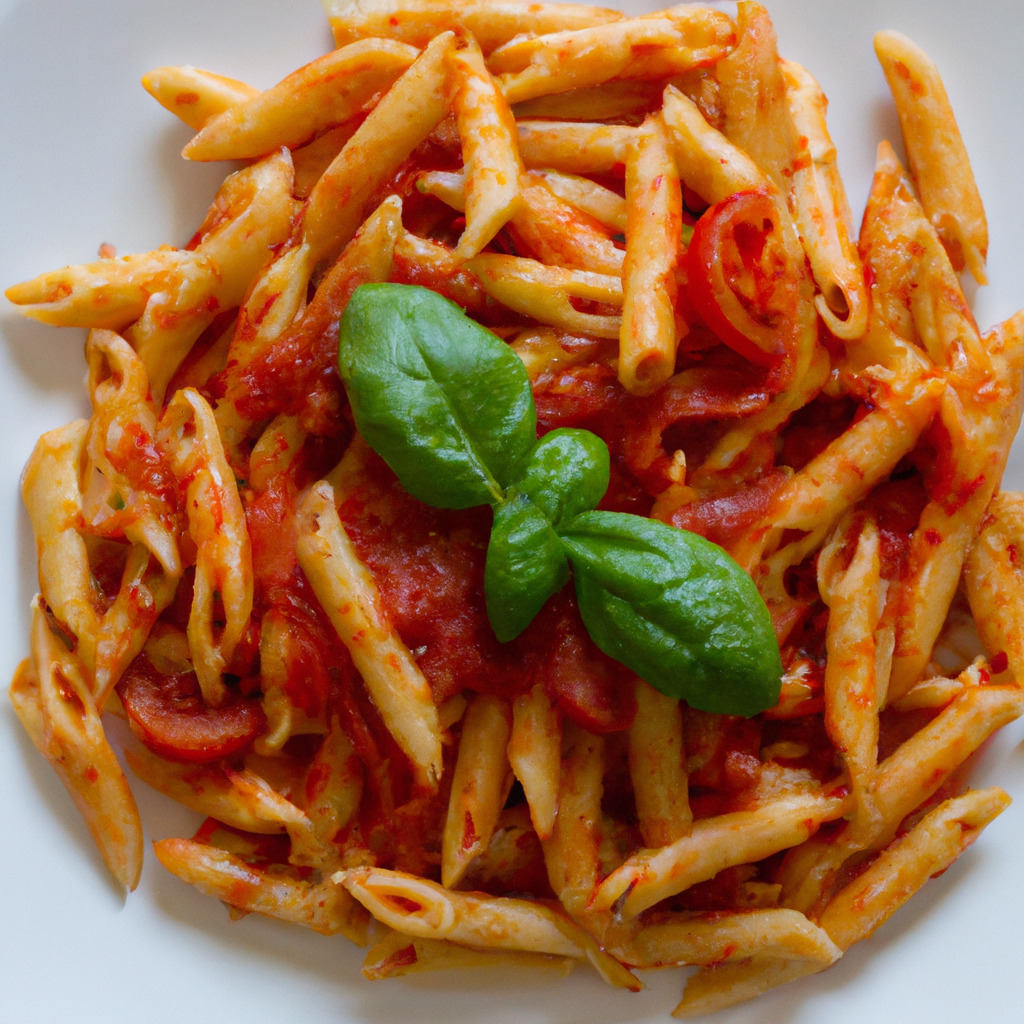 Pasta mit frischen Tomaten und Basilikum - Fetti.de