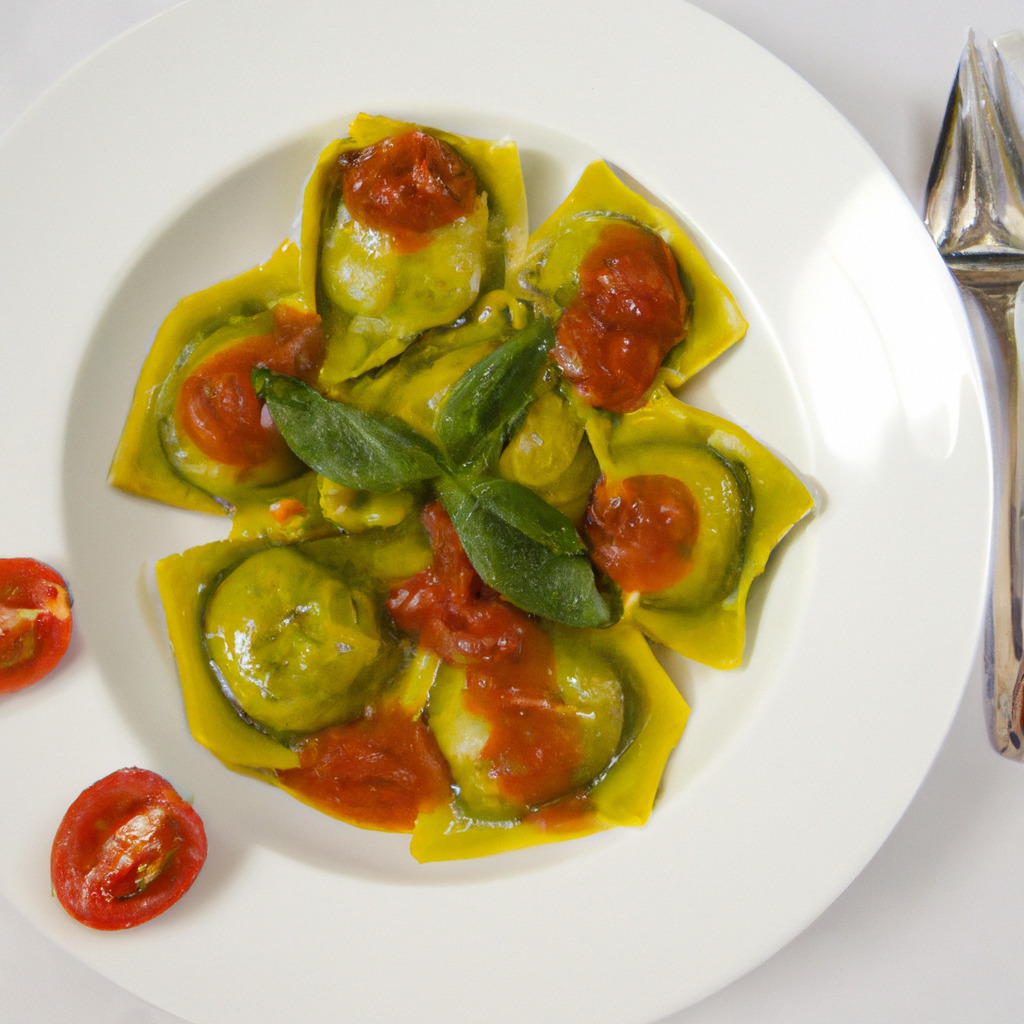 Pesto-Ravioli mit Tomaten - Fetti.de