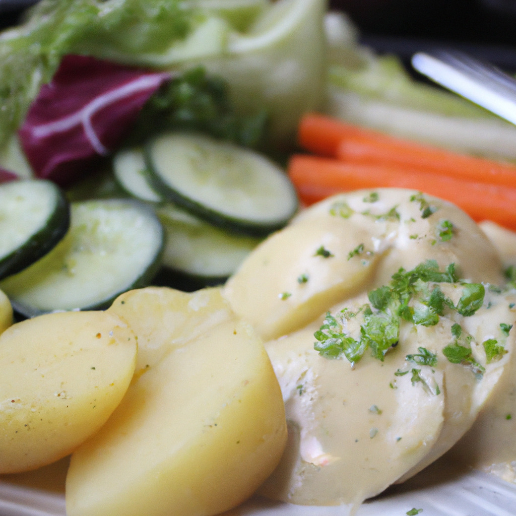 Frischer Matjeshering mit Bratkartoffeln und Remouladensoße - Fetti.de