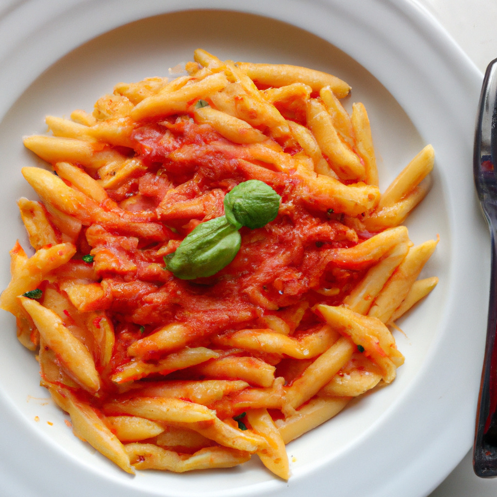 Pasta mit Tomaten-Basilikum-Soße - Fetti.de