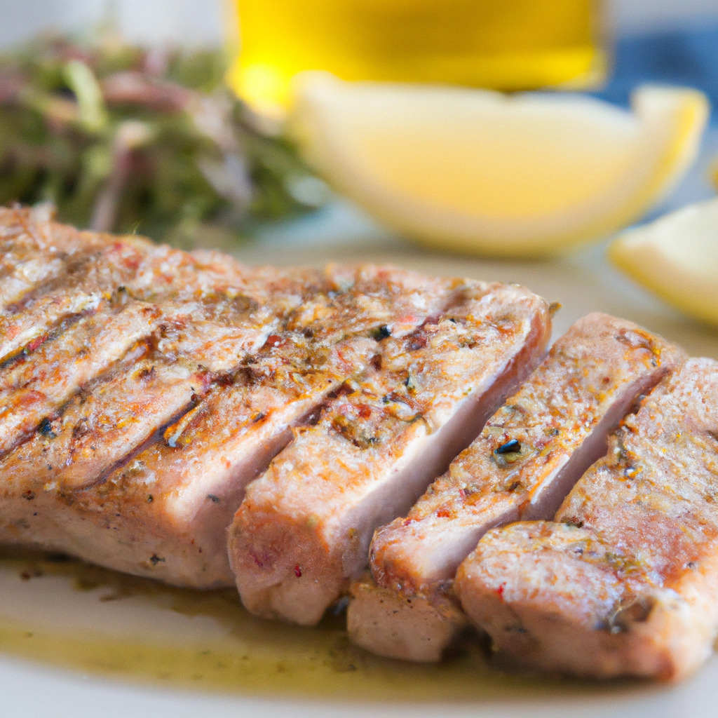 Thunfischsteak mit Zitronen-Knoblauchmarinade - Fetti.de