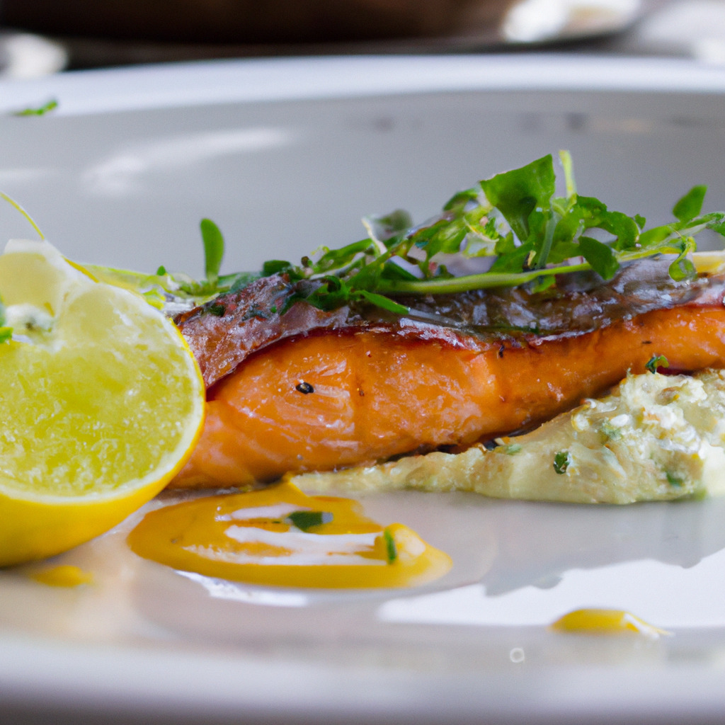 Gegrillter Lachs Mit Zitronen-Kräuter-Soße - Fetti.de