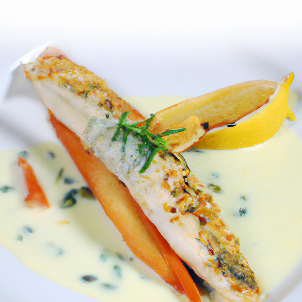 Forelle mit Mandelkruste und Zitronen-Dill-Sauce - Fetti.de