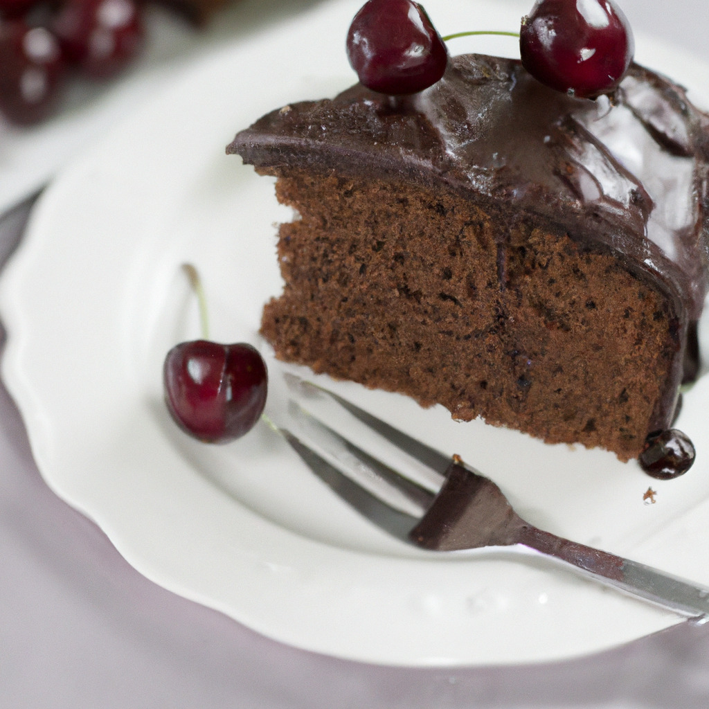 Schokoladenkuchen mit Kirschen - Fetti.de